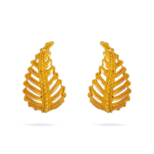 Autumn Whisper Leaf Earrings 