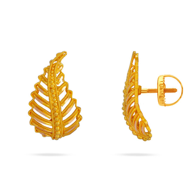 Autumn Whisper Leaf Earrings 2