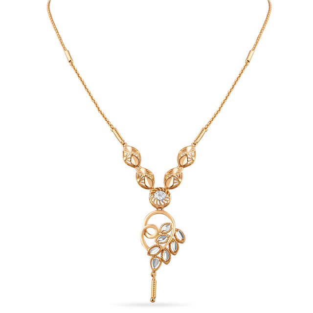Tanishq 22 Karat Gold Necklace Set for Women 2