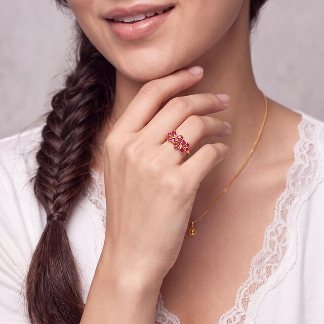 Elegant Gem Bouquet Ring 3