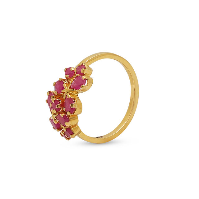 Elegant Gem Bouquet Ring