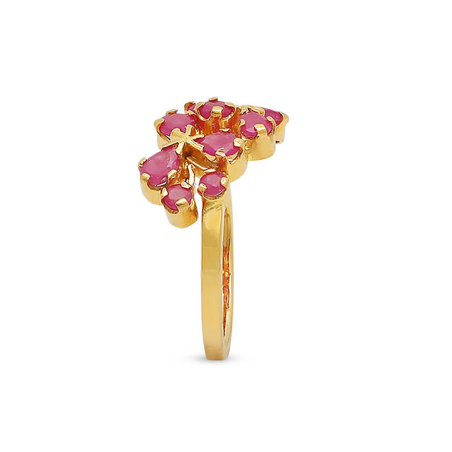 Elegant Gem Bouquet Ring
