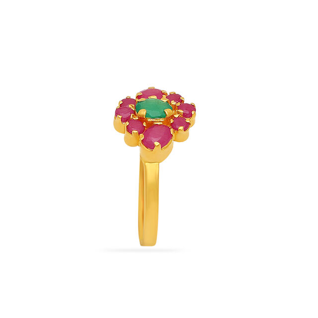 Intricate Floral Masterpiece Ring