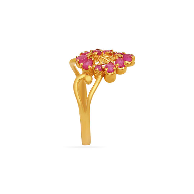 Floral Symphony Splash Ring