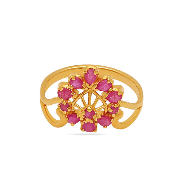 Floral Symphony Splash Ring