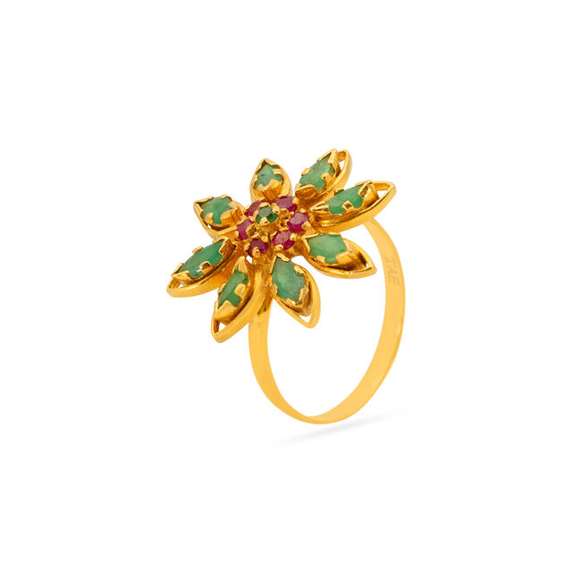 Tanishq Gold Finger Ring 4