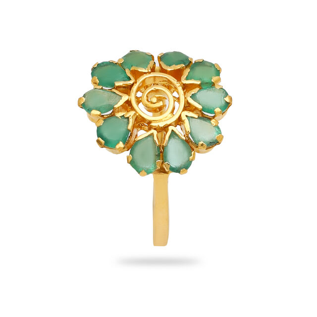Lush Flower-Inspired Ring
