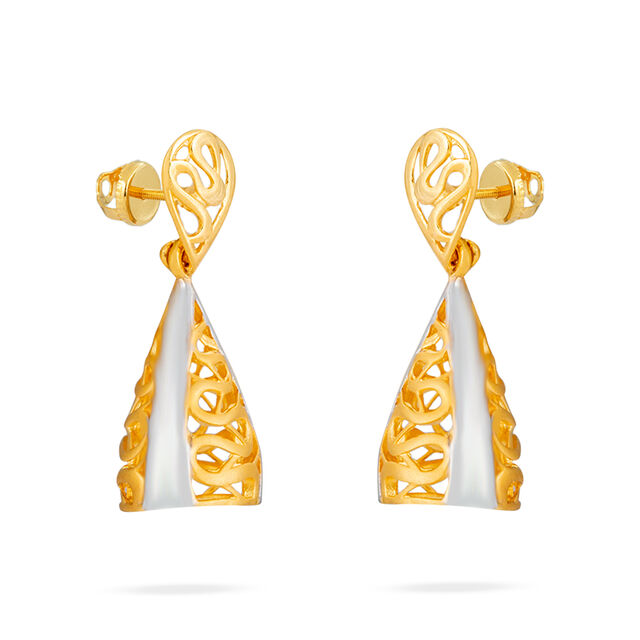 Tanishq Gold Earrings