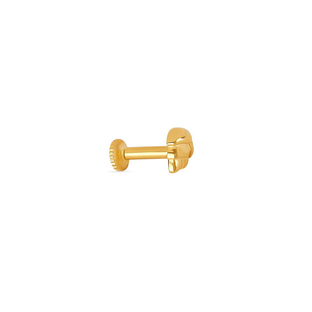 Tanishq 22KT Gold Nose Pin for Women 2