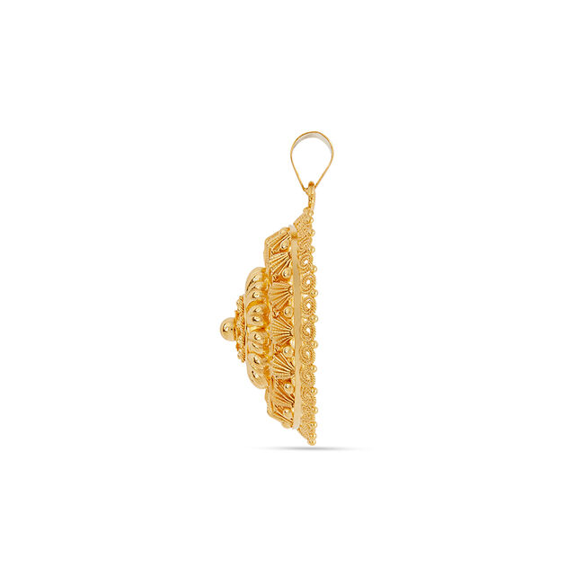 Tanishq 22KT Gold Pendant for Women 3