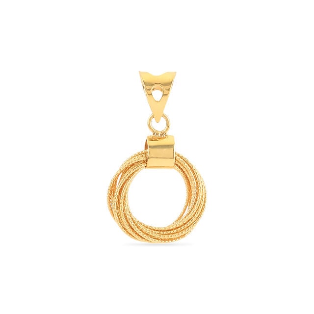 Tanishq 22 Karat Gold Pendant for Women
