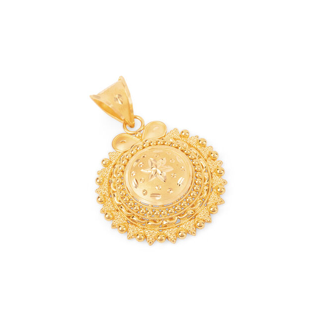 Tanishq 22KT Gold Pendant for Women 2