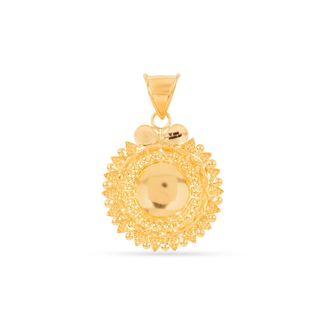 Tanishq 22KT Gold Pendant for Women 3