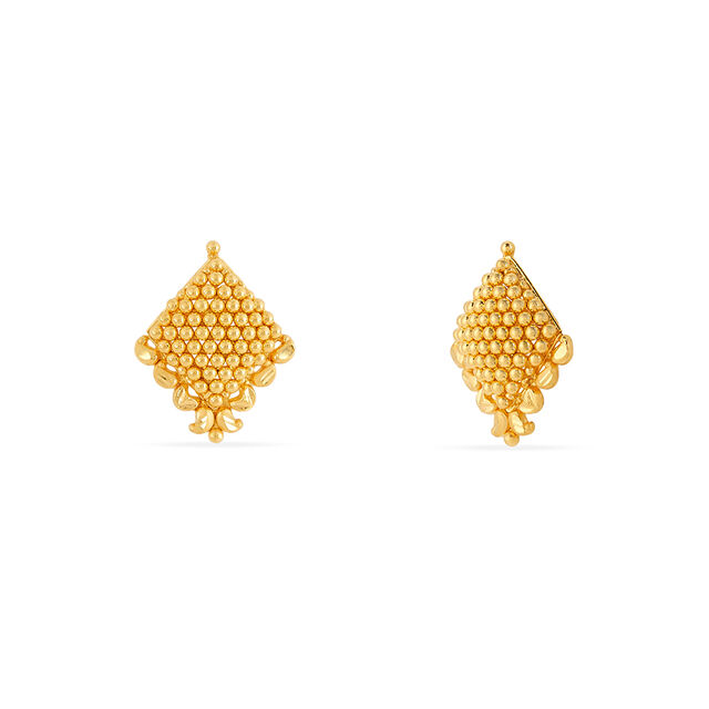 Tanishq 22KT Gold Earrings for Women 2