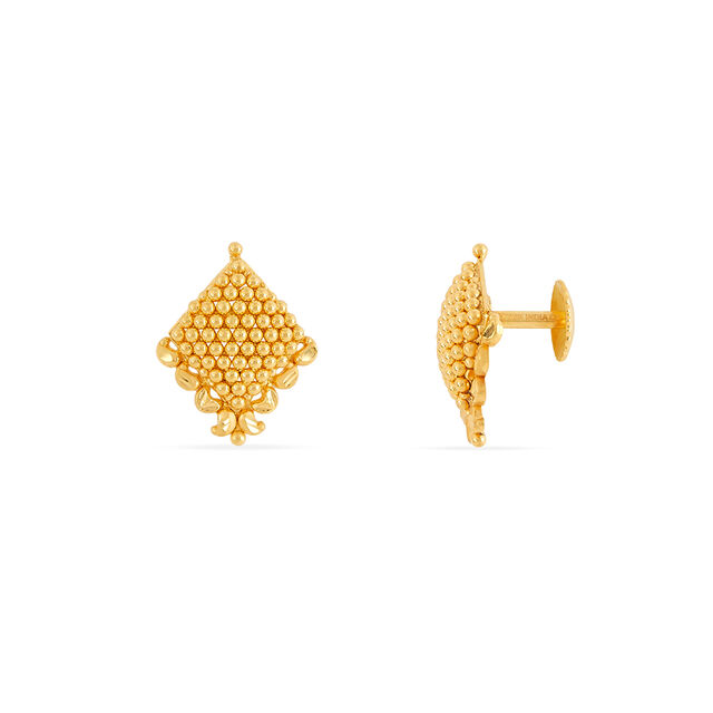 Tanishq 22KT Gold Earrings for Women 3
