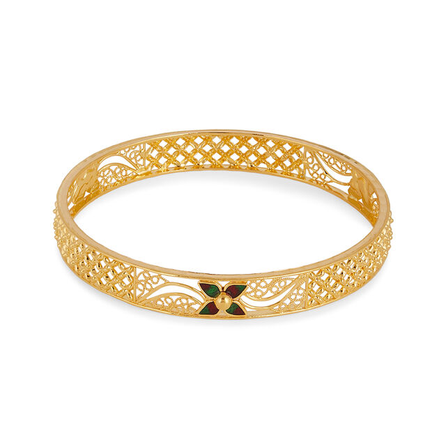 Tanishq 22KT Gold Bangle for Women 