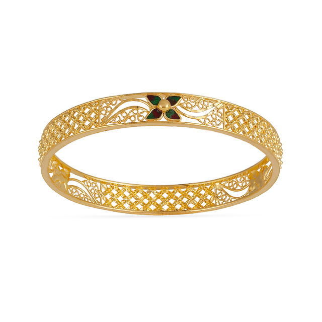 Tanishq 22KT Gold Bangle for Women 2