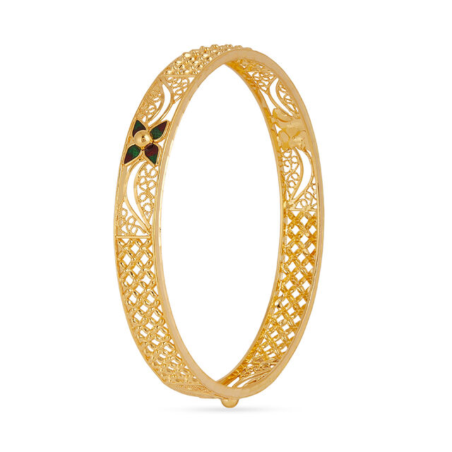 Tanishq 22KT Gold Bangle for Women 3