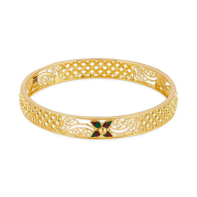 Tanishq 22KT Gold Bangle for Women 