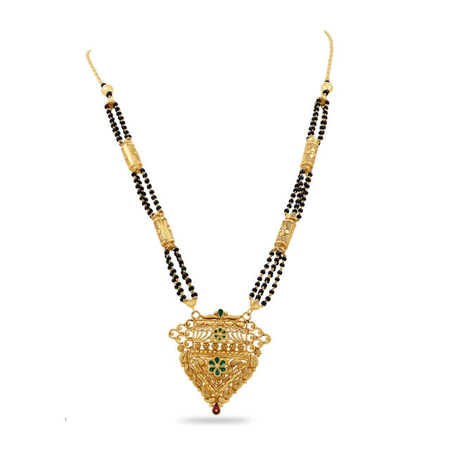 Ornate Mangalsutra Star Pendant 