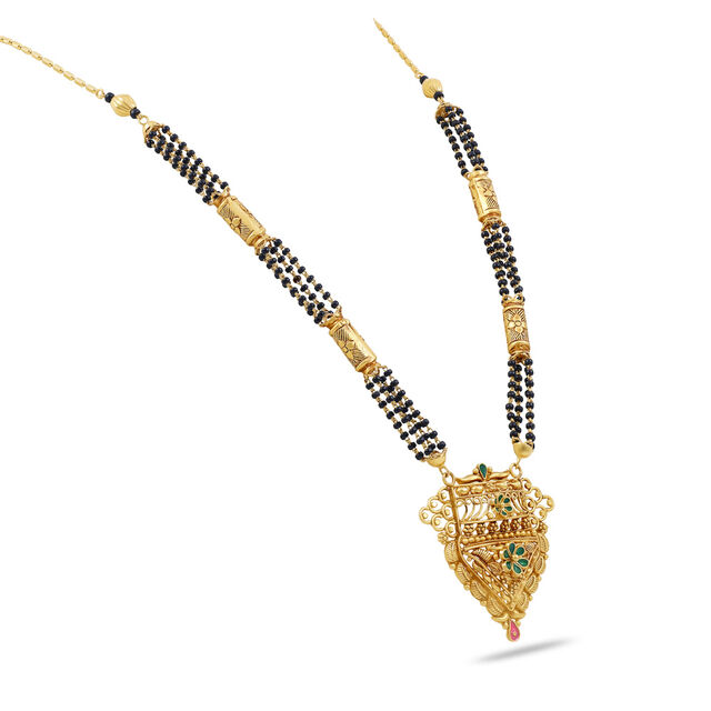 Ornate Mangalsutra Star Pendant 2