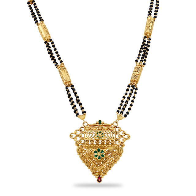 Ornate Mangalsutra Star Pendant 3
