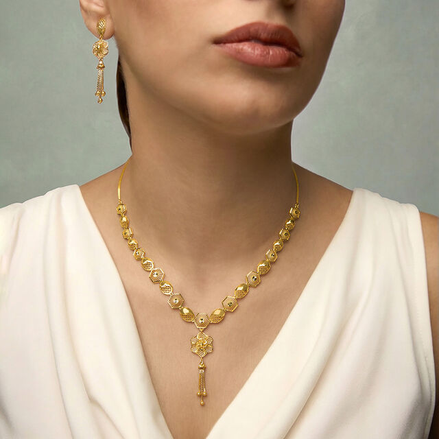 Tanishq 22KT Gold Chain for Women 2