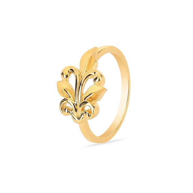 Tanishq 22KT Gold Finger Ring for Women
