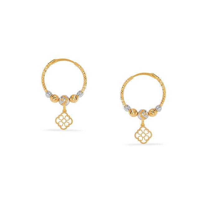Tanishq 22KT Gold Earrings for Women 