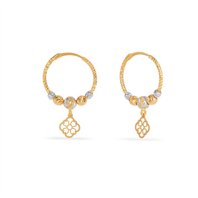 Tanishq 22KT Gold Earrings for Women 2