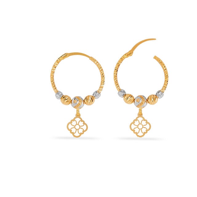 Tanishq 22KT Gold Earrings for Women 3