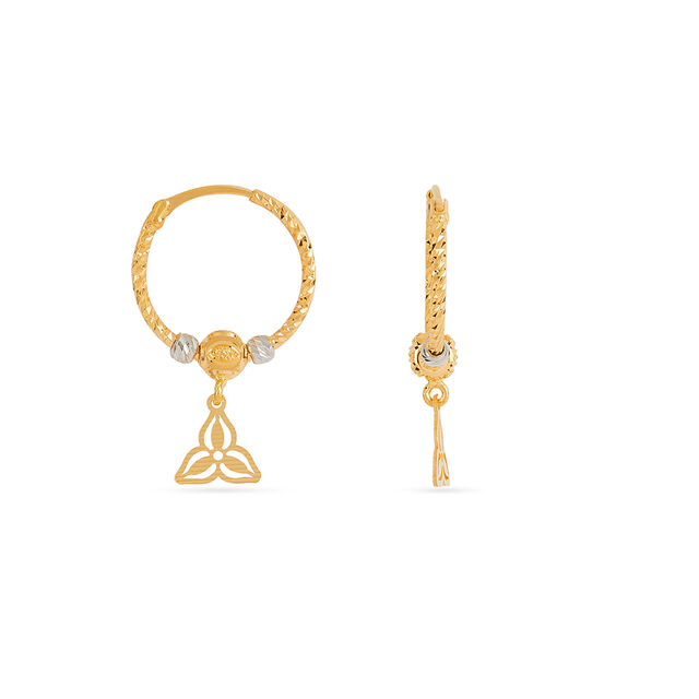 Tanishq 22KT Gold Earrings for Women 2