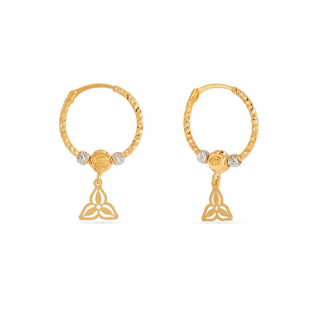 Tanishq 22KT Gold Earrings for Women 3
