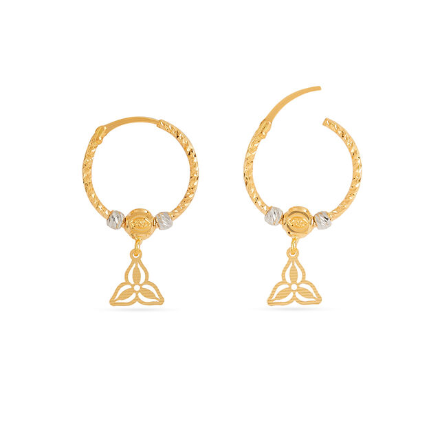 Tanishq 22KT Gold Earrings for Women 4