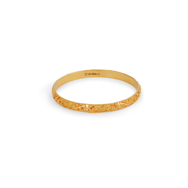Tanishq 22KT Gold Bangle for Women 