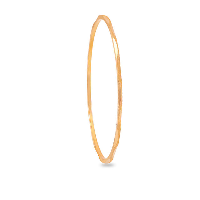Rhythmic Statement Gold Bangle