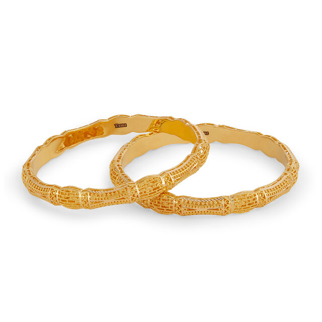 Tanishq 22KT Gold Bangle for Women 2