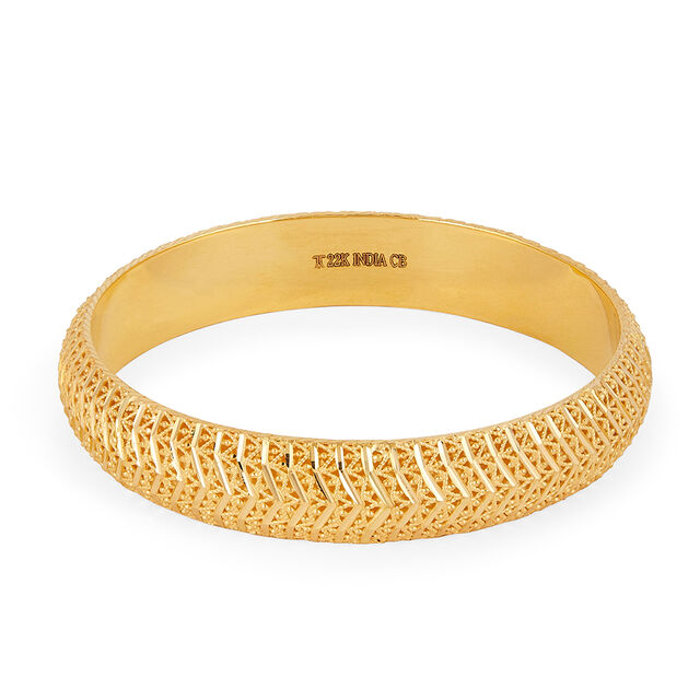 Tanishq 22KT Gold Bangle for Women 