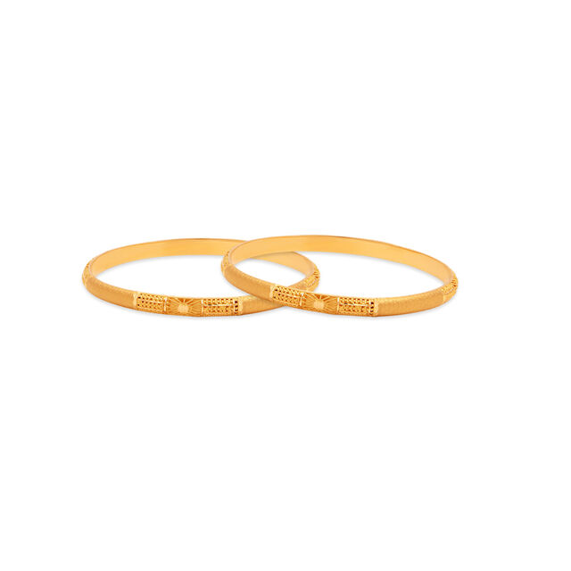 Radiant Sunburst Motif Bangle