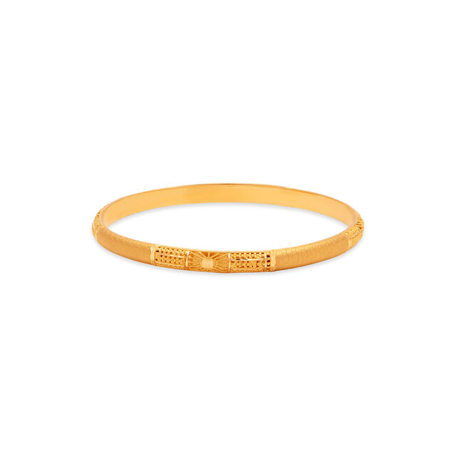 Radiant Sunburst Motif Bangle