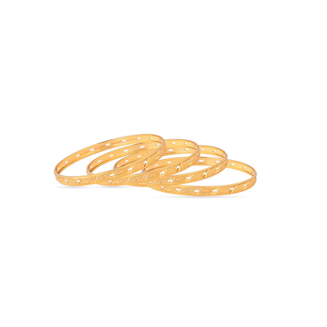 Filigree Elegance Gold Bangle