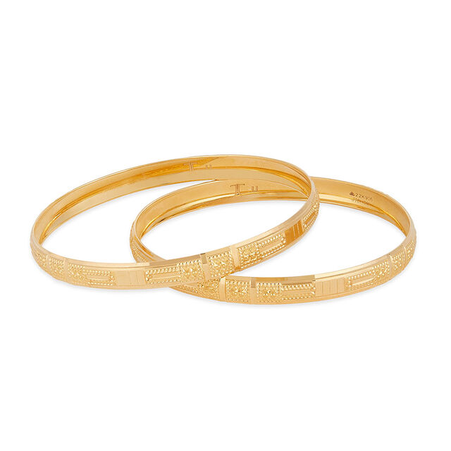 Tanishq 22KT Gold Bangle for Women 5