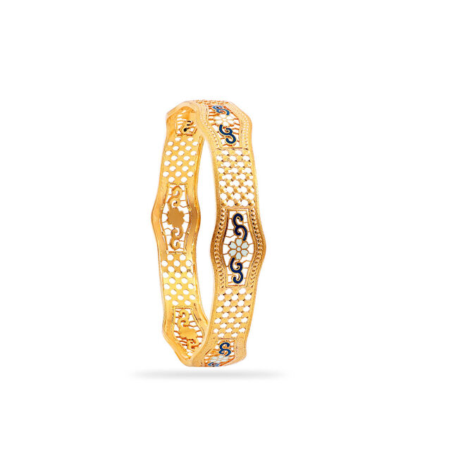 Tanishq 22KT Gold Bangle for Women
