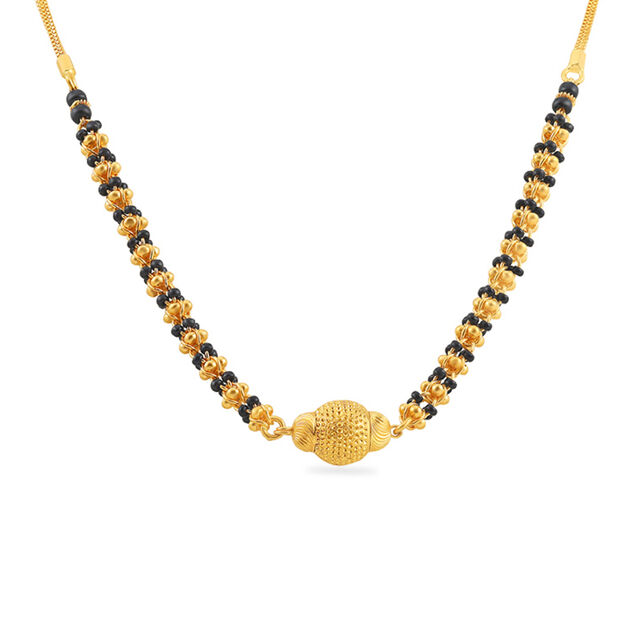Gold & Black Elegant Necklace