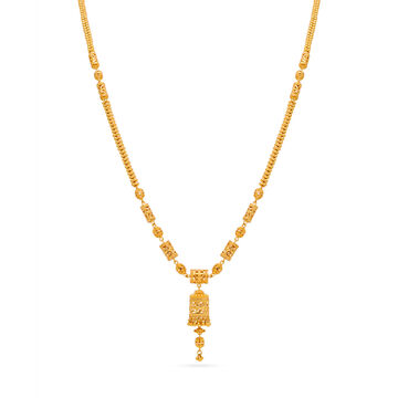Temple Elegance Gold Necklace