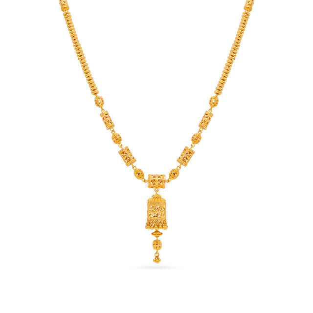 Temple Elegance Gold Necklace