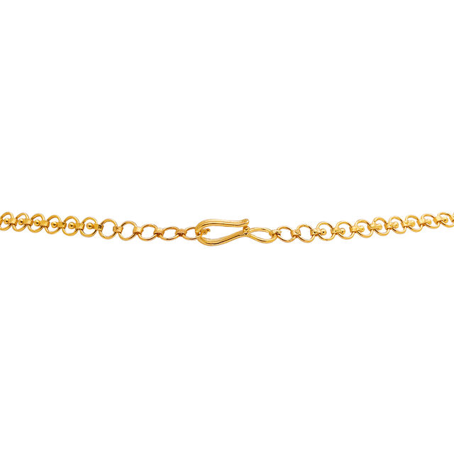 Temple Elegance Gold Necklace