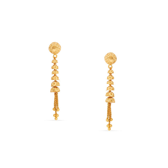 Tanishq 22KT Gold Earrings for Women