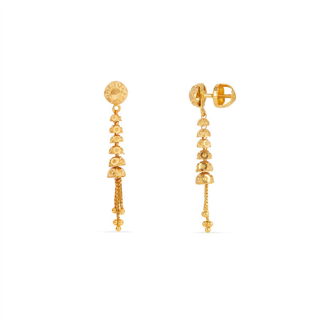 Tanishq 22KT Gold Earrings for Women