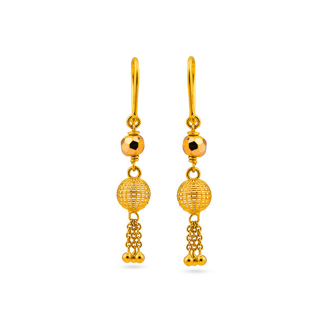Tanishq 22KT Gold Earrings for Women 